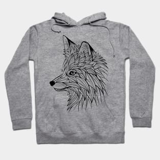 Awesome Fox lines Hoodie